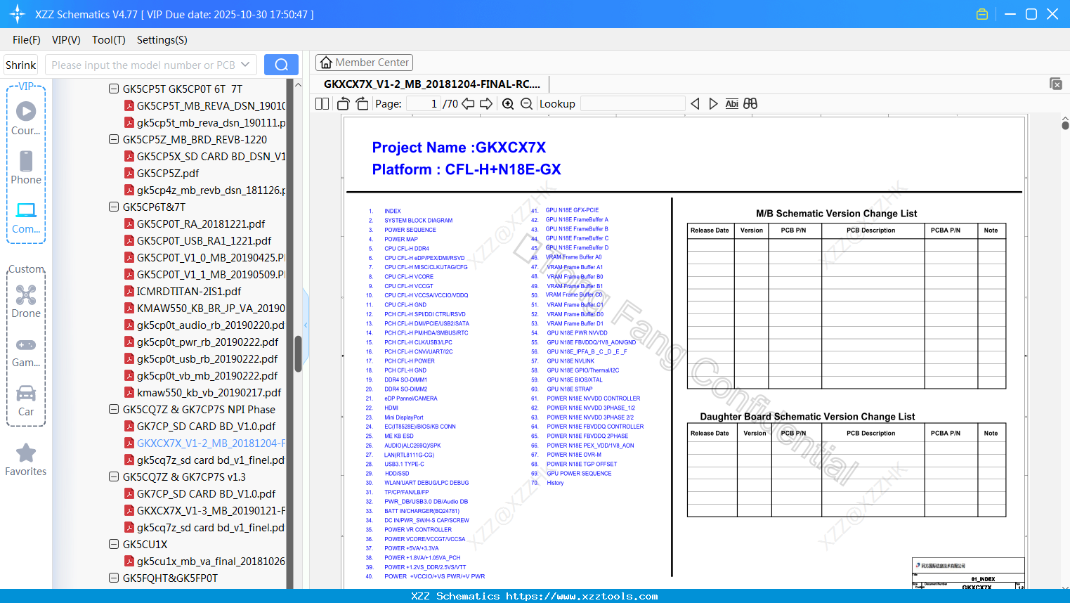 Laptop Mechrevo GKXCX7X_V1-2_MB_20181204-FINAL-RC
